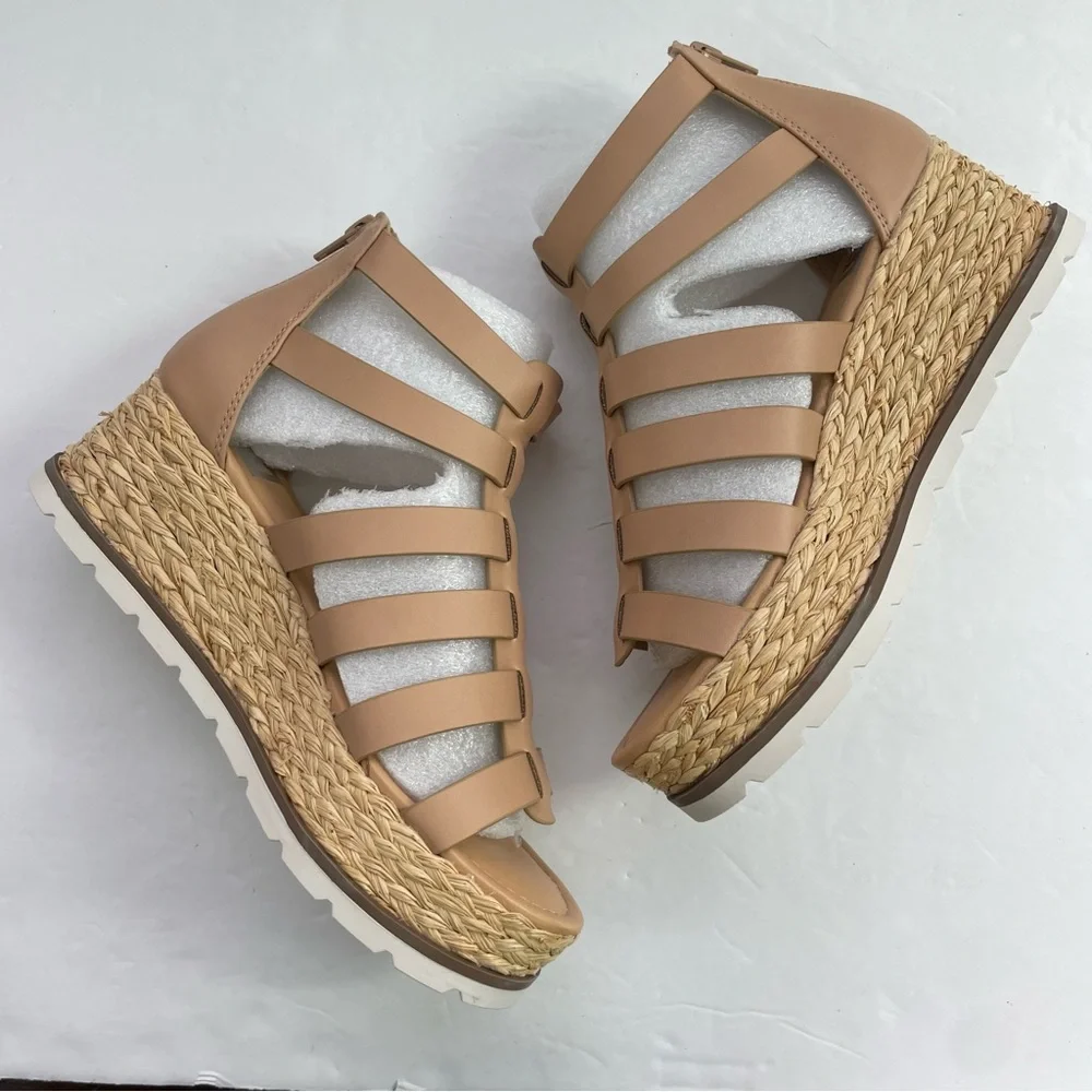 DV by Dolce Vita Breva Caged Platform Fisherman Espadrille Sandals‎ - Picture 8 of 13
